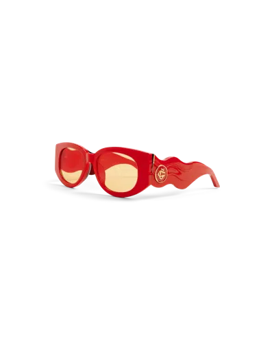 Casablanca Paris Red The Memphis Sunglasses By  In Multi