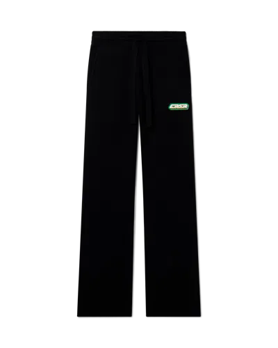 Casablanca Paris Rib Effect Trousers In Black