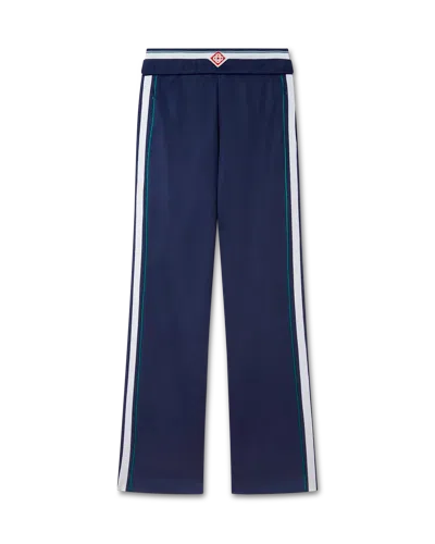 Casablanca Paris Ribbed Track Pants In White
