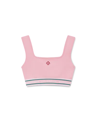 Casablanca Paris Seamless Bralette In Pink