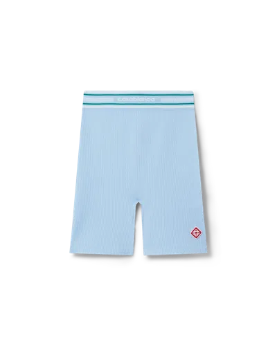 Casablanca Paris Seamless Shorts In Blue