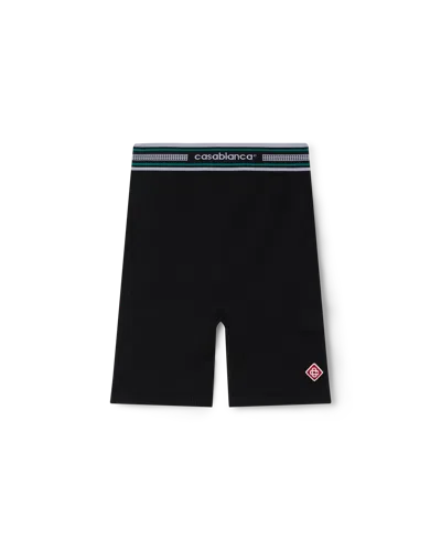 Casablanca Paris Seamless Shorts In Black