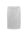 Casablanca Paris Sequin Skirt In White