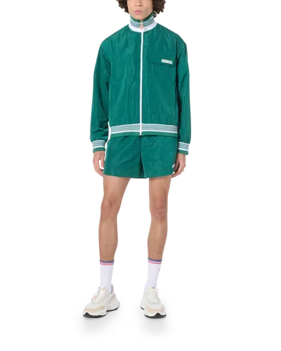 Casablanca Paris Shell Suit Track Short In Green
