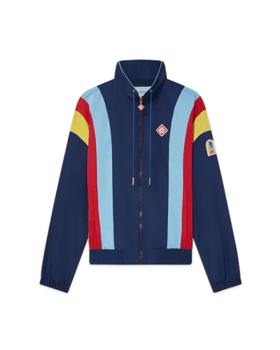 Casablanca Paris Side Panel Shell Suit Track Jacket In Multi