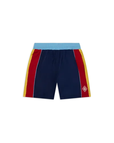 Casablanca Paris Side Panel Shell Suit Track Shorts In Multi