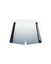 Casablanca Paris Silver Gradient Shellsuit Shorts In Black In Gray