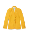 Casablanca Paris Single Breasted Blazer In Yellow In Yellow