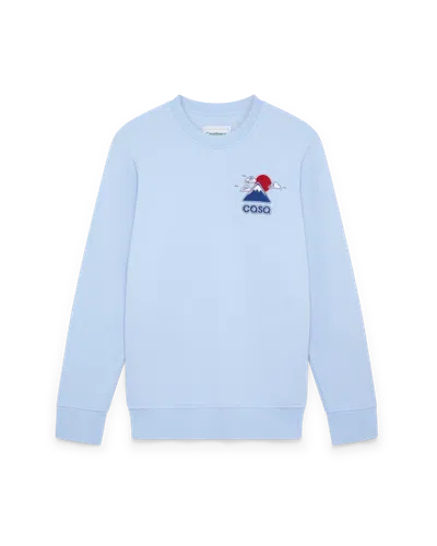 Casablanca Paris Soleil Levant Sweatshirt In Blue