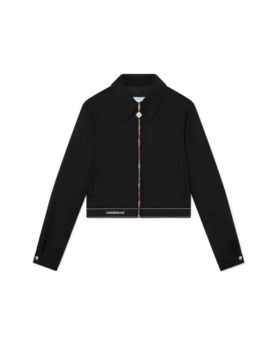Casablanca Paris Sports Tailoring Jacket In White In Black