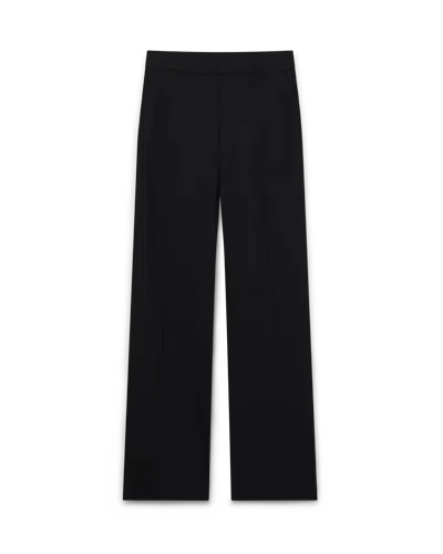 Casablanca Paris Straight Leg Wool Trousers In Black