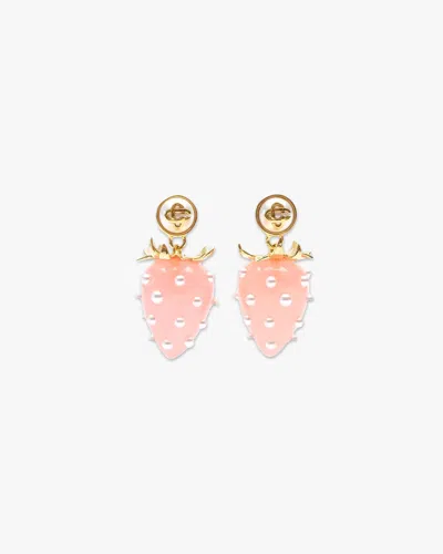 Casablanca Paris Strawberry Earrings By  In Multicolor