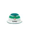 Casablanca Paris Stripe Crochet Hat In Multi