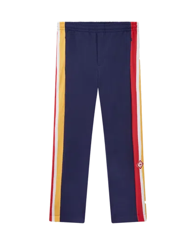Casablanca Paris Stripe Track Pants In Blue