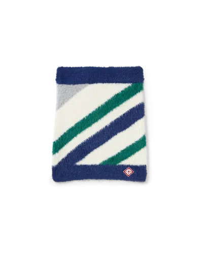 Casablanca Paris Striped Fluffy Skirt In Multi