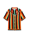 Casablanca Paris Striped Towelling Shirt In Multi