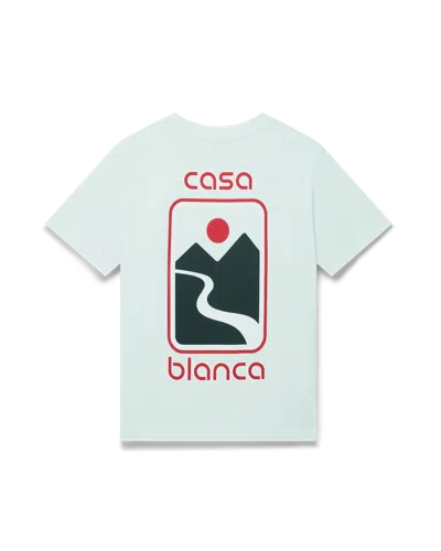 Casablanca Paris Sunset Valley Short-sleeve T-shirt In Multi