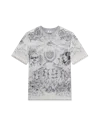 Casablanca Paris Tattoo Mesh Top In Black In Black