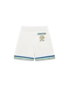 Casablanca Paris Tennis Club Icon Silk Twill Shorts In Green In Green
