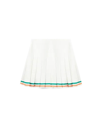 Casablanca Paris Tennis Club Icon Skirt In Multi