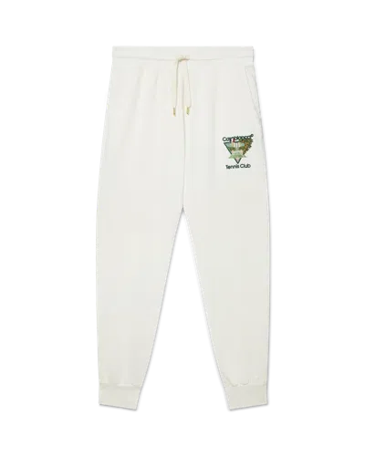 Casablanca Paris Tennis Club Icon Sweatpant In White