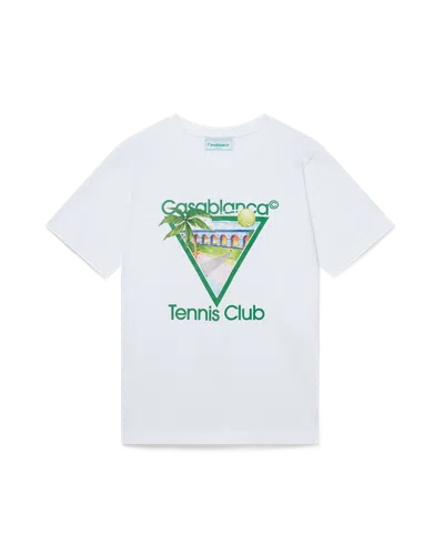 Casablanca Paris Tennis Club Icon T-shirt In Multi