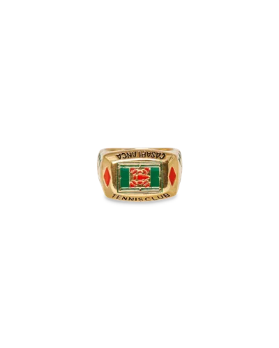Casablanca Paris Tennis Club Ring In Multi