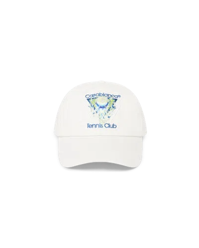 Casablanca Paris The Art Of The Serve Cap By  In White