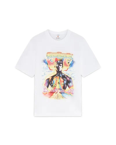 Casablanca Paris The Essential Experience Short Sleeve T-shirt In White