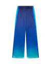 Casablanca Paris The Night View Wide Leg Trousers In Blue