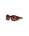 Casablanca Paris Tortoiseshell Goggle Sunglasses By  In Multi