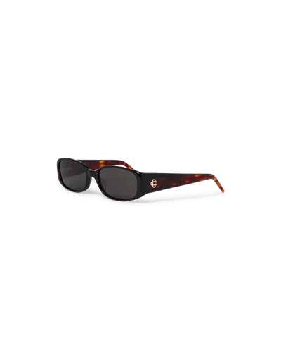 Casablanca Paris Tortoiseshell Slim Sunglasses By  In Multi