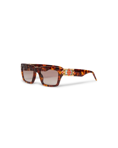 Casablanca Paris Tortoiseshell The Square Metope Sunglasses By  In Multi