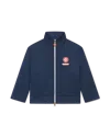 Casablanca Paris Tricot Cropped Track Jacket In Blue