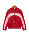 Casablanca Paris Tricot Oversized Track Jacket In Red