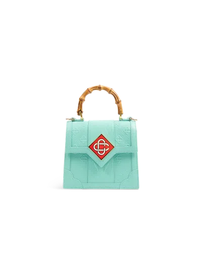 Casablanca Paris Turquoise Mini Jeanne Bag By  In Multi
