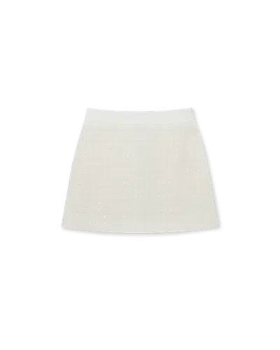 Casablanca Paris Tweed Mini Skirt In Multi