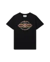 Casablanca Paris Unity Is Power Short-sleeve T-shirt In Black