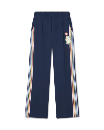 Casablanca Paris Varsity Track Pants In White