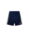 Casablanca Paris Velour Laurel Shorts In Blue