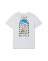 Casablanca Paris Vue De Damas Short-sleeve T-shirt In White