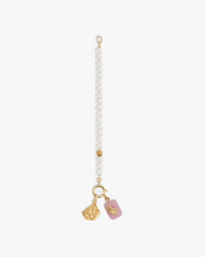 Casablanca Paris White & Gold Icon Pearl Bracelet By