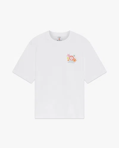 Casablanca Paris White Collage D‚äö√ñ√¥icones Graphiques Short Sleeve T-shirt