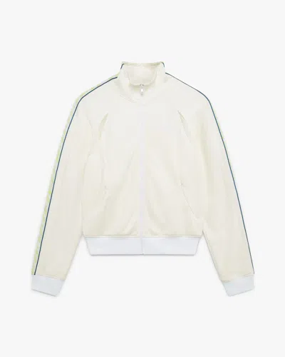 Casablanca Paris White Laurel Track Zip Jacket