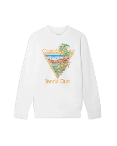 Casablanca Paris White Tennis Club Icon Sweatshirt