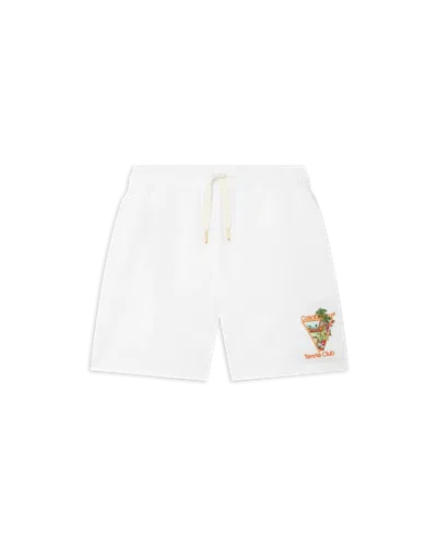 Casablanca Paris White Tennis Club Icon Sweatshort