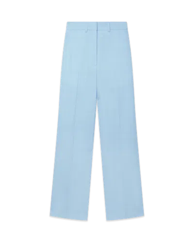 Casablanca Paris Wide Leg Trouser In Blue