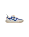 Casablanca Paris Men's Court Blue Fade Sneaker In Blue