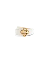 Casablanca Paris Womens White Cc Logo Buckle Belt In Multi