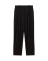 Casablanca Paris Wool Five Pleat Tailored Trousers In Black